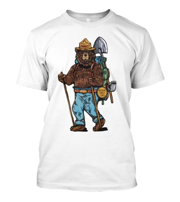 Smokey Bear Prevent Forest Fires Cartoon T-Shirt