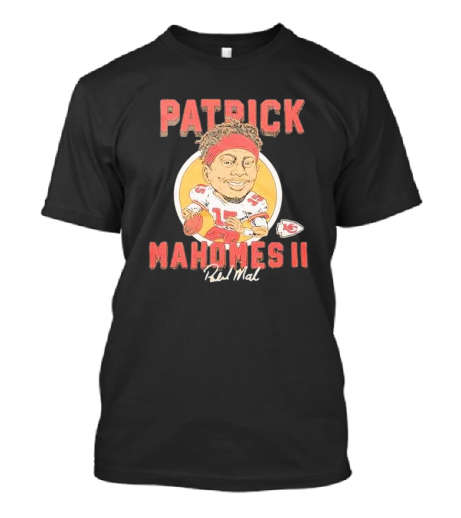 Patrick Mahomes II Red Mal Chiefs Signature T-Shirt