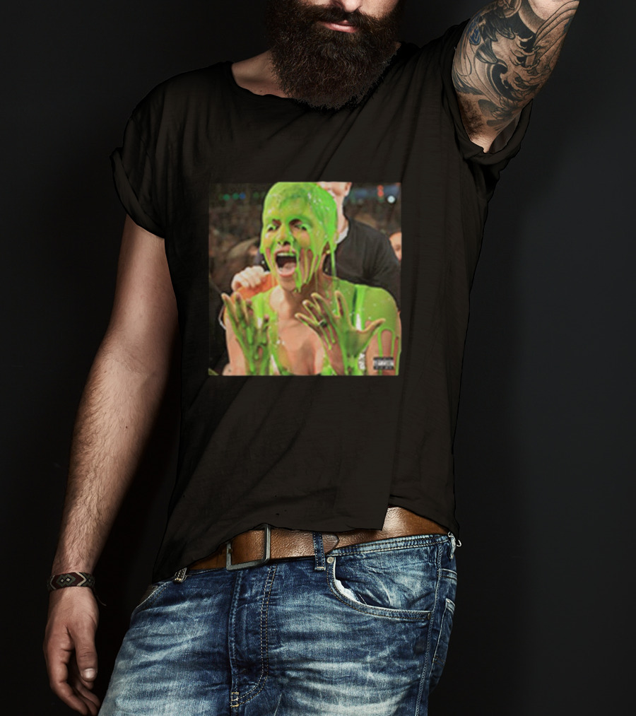 Drake Slime You Out Album Cover Green Slime Woman T-Shirt