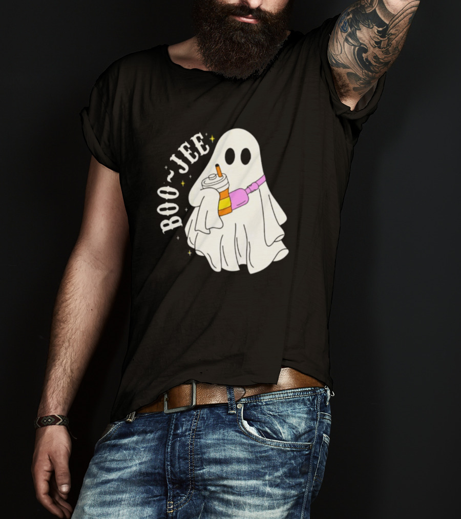 Boo Jee Ghost Cute Funny Halloween Ghost Boo-Jee T-Shirt