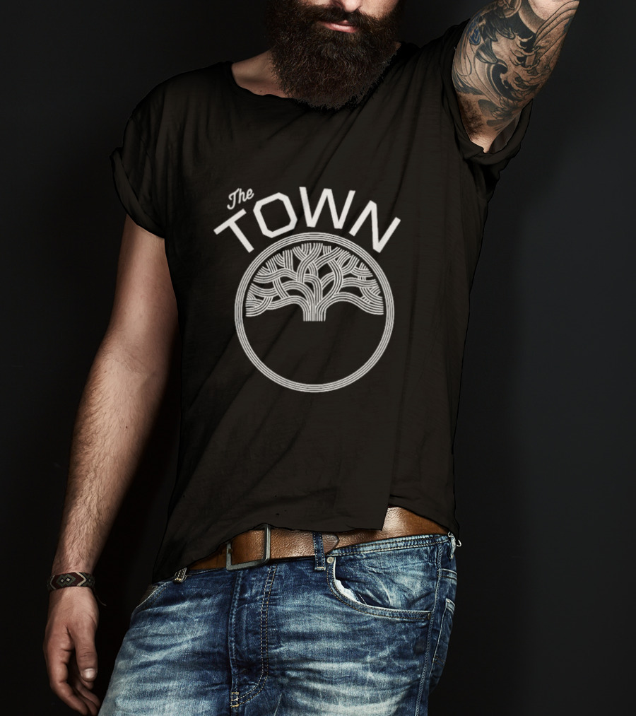 The Town Logo With Tree Symbol Steve Kerr Connection T-Shirt