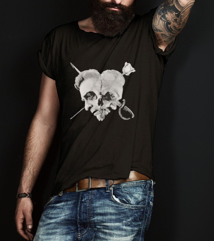 Our Flag Means Death Season 2 Key Skull Heart Saber Rose T-Shirt