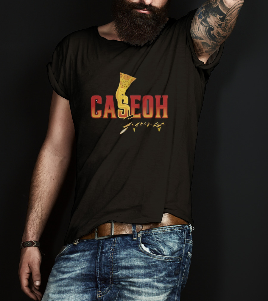 Caseoh Games Pizza Cheese Drip ओh T-Shirt