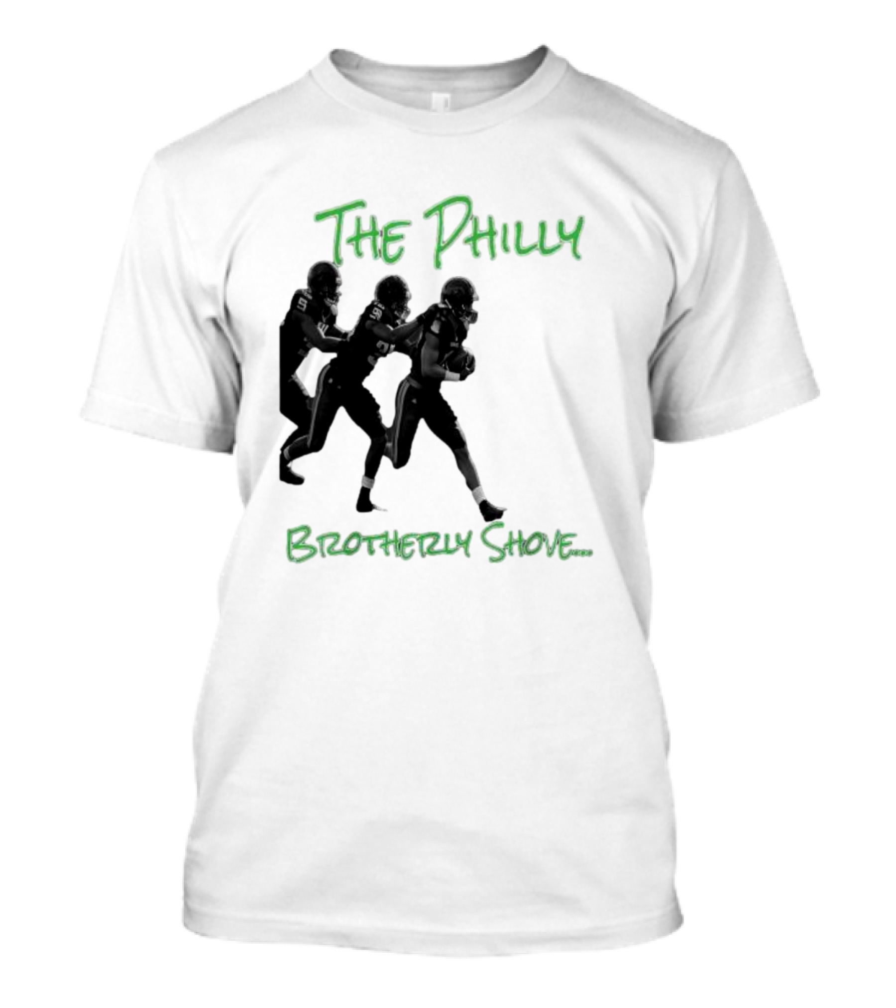 The Philly Brotherly Shove Football Play Tribute Philadelphia Sports T-Shirt