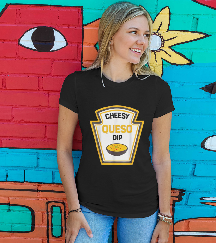 Cheesy Queso Dip Condiments Halloween Costume T-Shirt