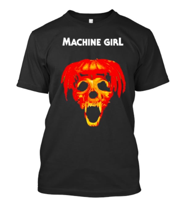 Machine Girl Skull Pumpkin Face T-Shirt