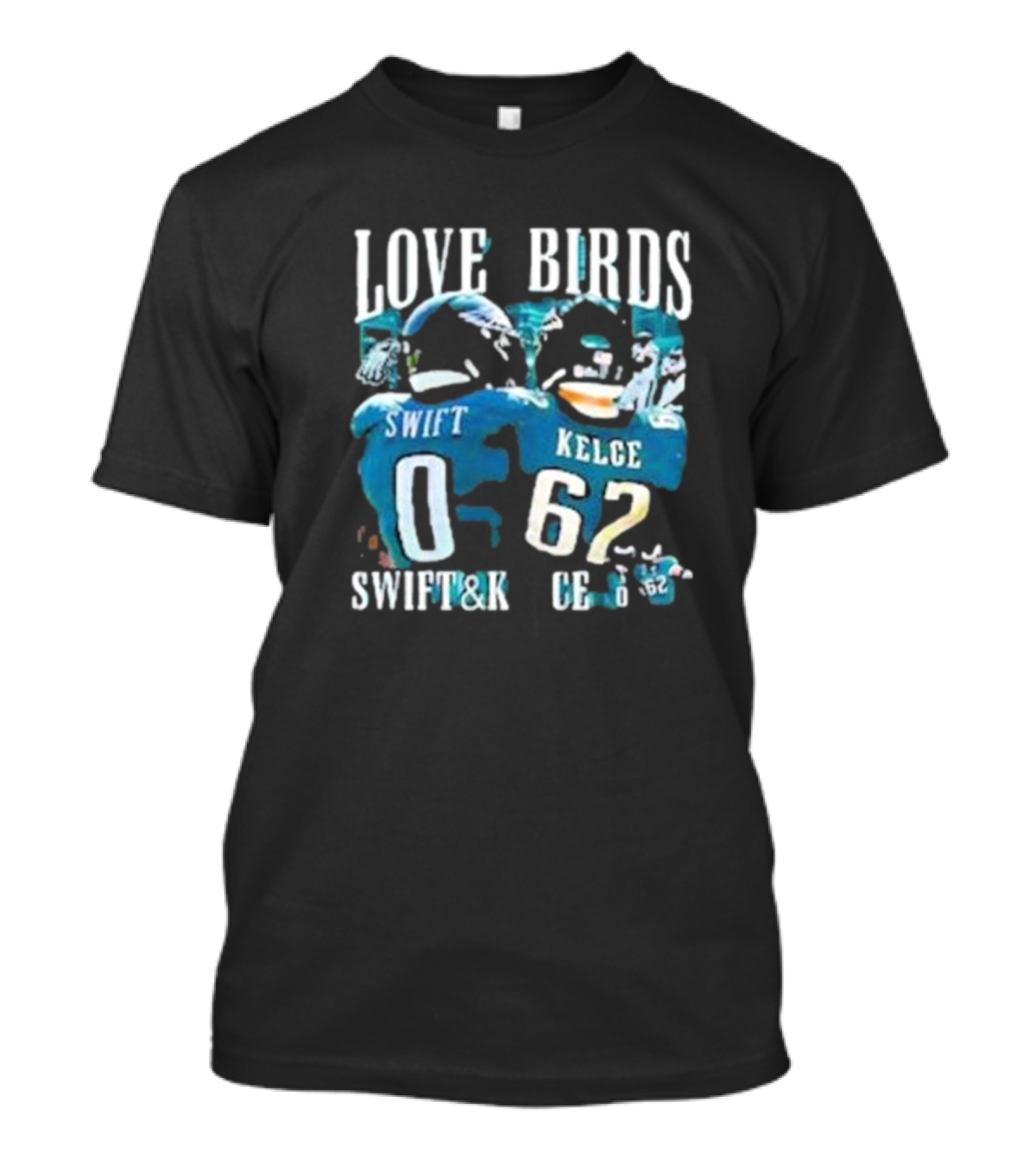 Philadelphia Eagles Love Birds Swift And Kelce T-Shirt