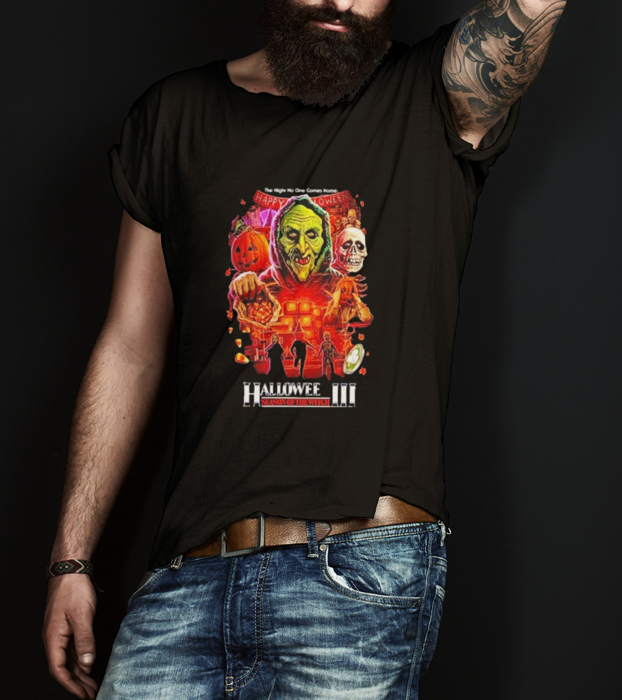 Halloween III Season Of The Witch Horror Characters The Night No One Comes Home T-Shirt