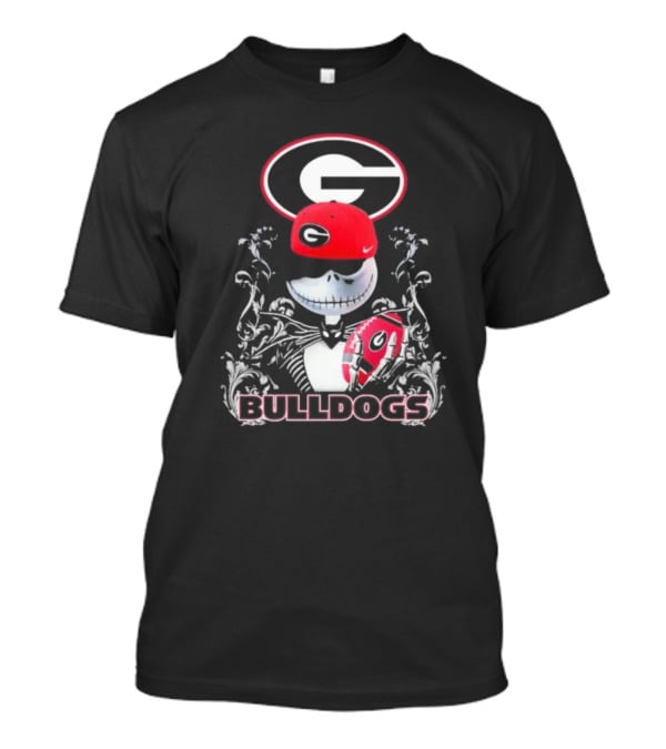 Jack Skellington Georgia Bulldogs Hat Bulldogs T-Shirt
