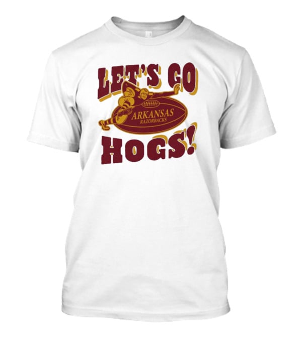 Let's Go Hogs Arkansas Razorbacks Stiff Arm T-Shirt
