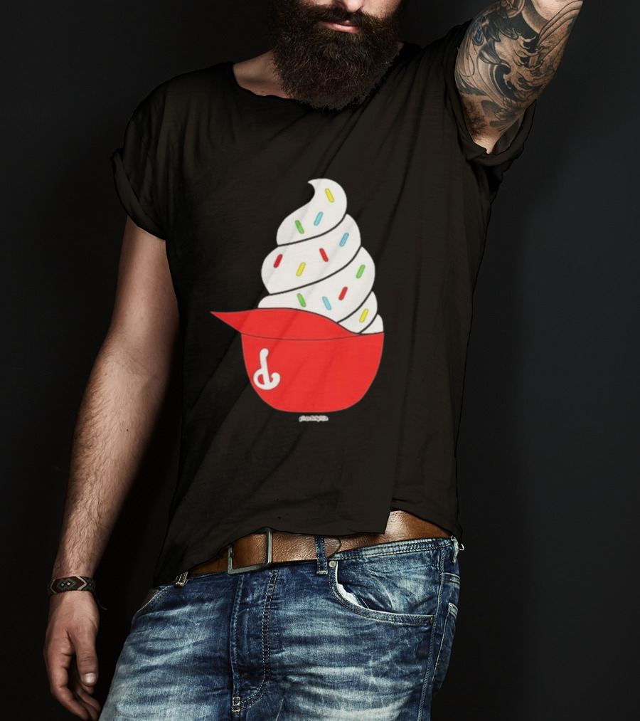 Phillies Ice Cream Helmet Swirl With Sprinkles T-Shirt