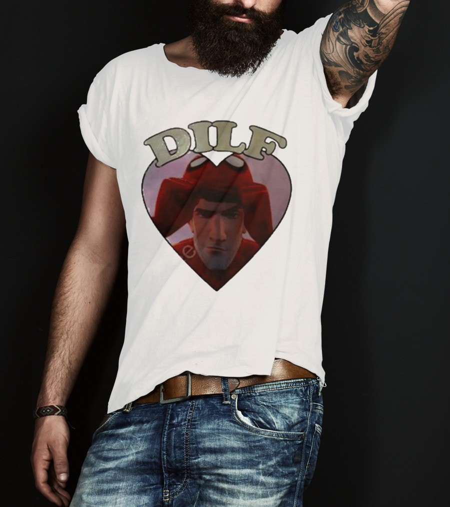 DILF Peter Mustardyardpress Merch Spider Cap Heart T-Shirt