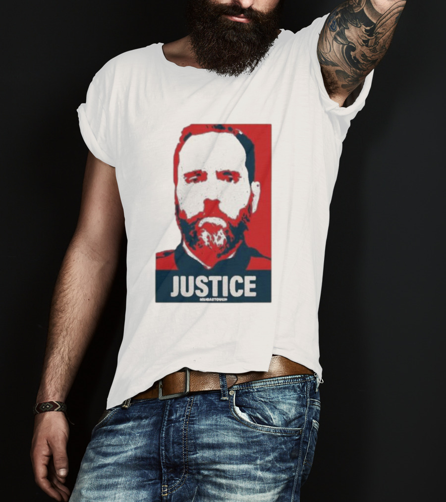 Meidastouch Store Jack Smith Justice Iconic Red And Blue T-Shirt