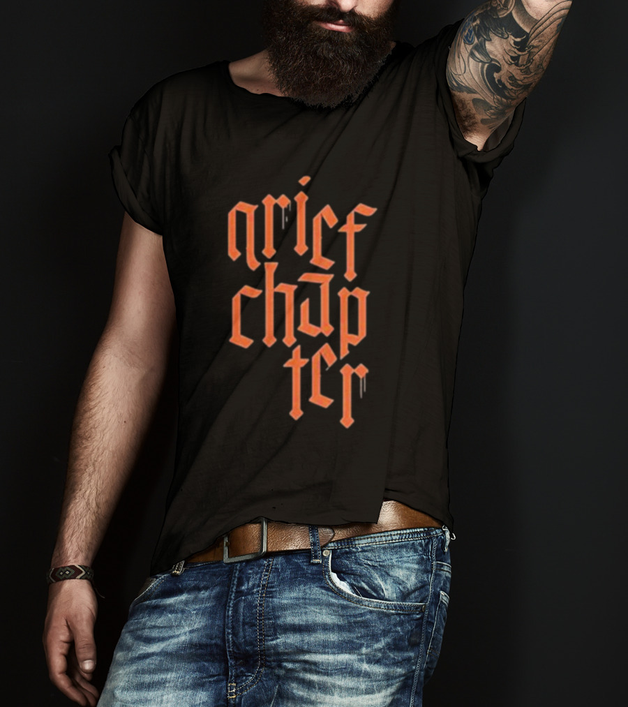 Grief Chapter Gothic Drip Text T-Shirt