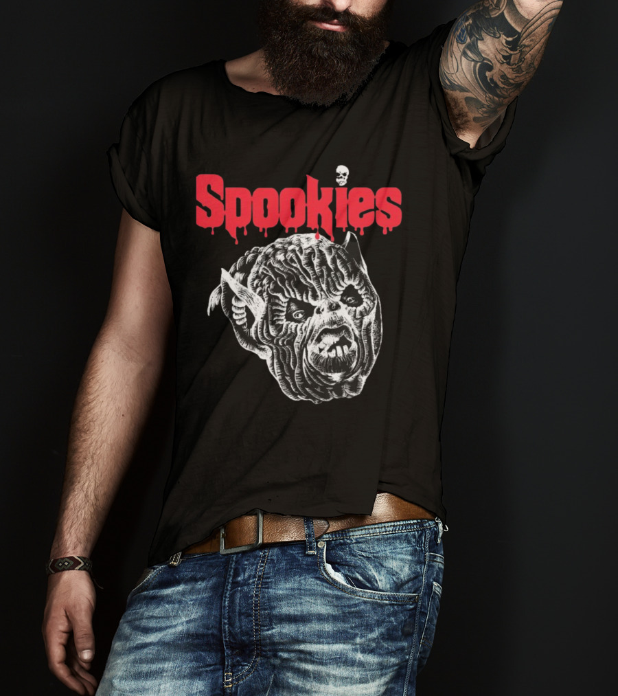 Spookies Terror Vision Creepy Monster Face Horror T-Shirt