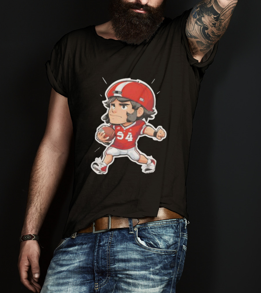 Lubby’s Funny Cartoon Football Player Stickers Essential S4 T-Shirt