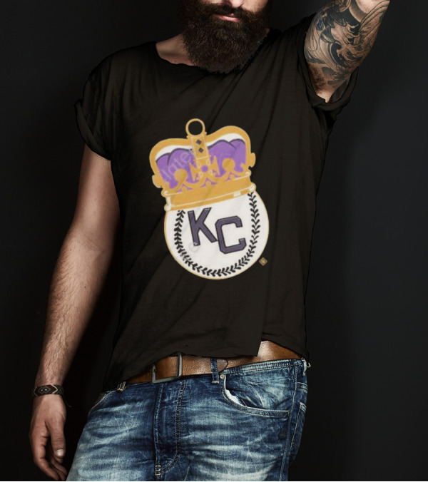 Kansas City Monarchs KC Crown Baseball T-Shirt
