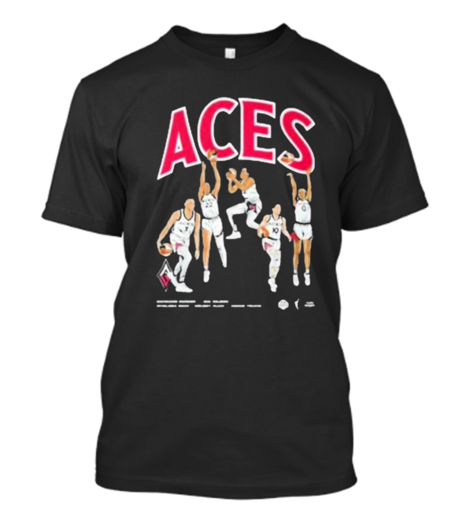 ACEs Basketball Team Players Action T-Shirt