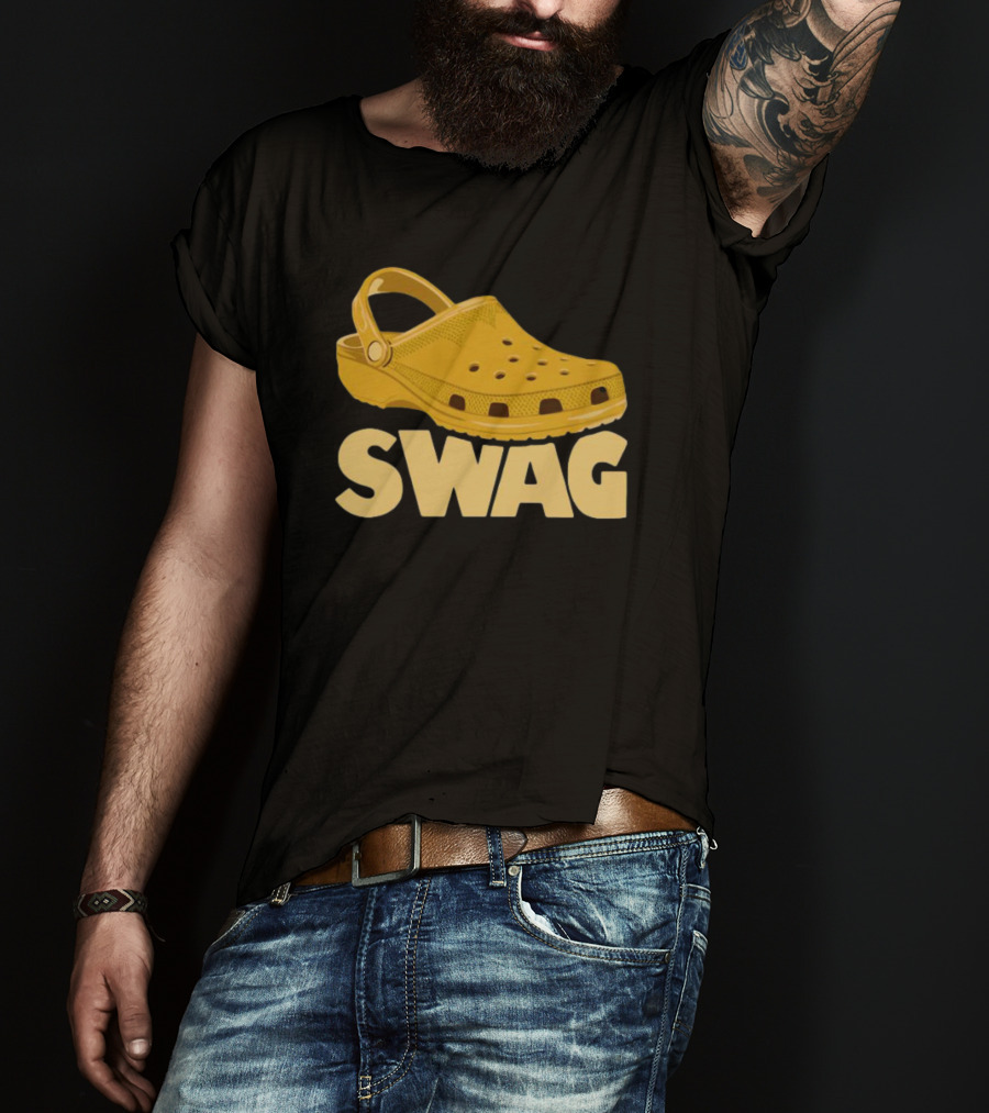 Croc Swag Yellow Clogs T-Shirt