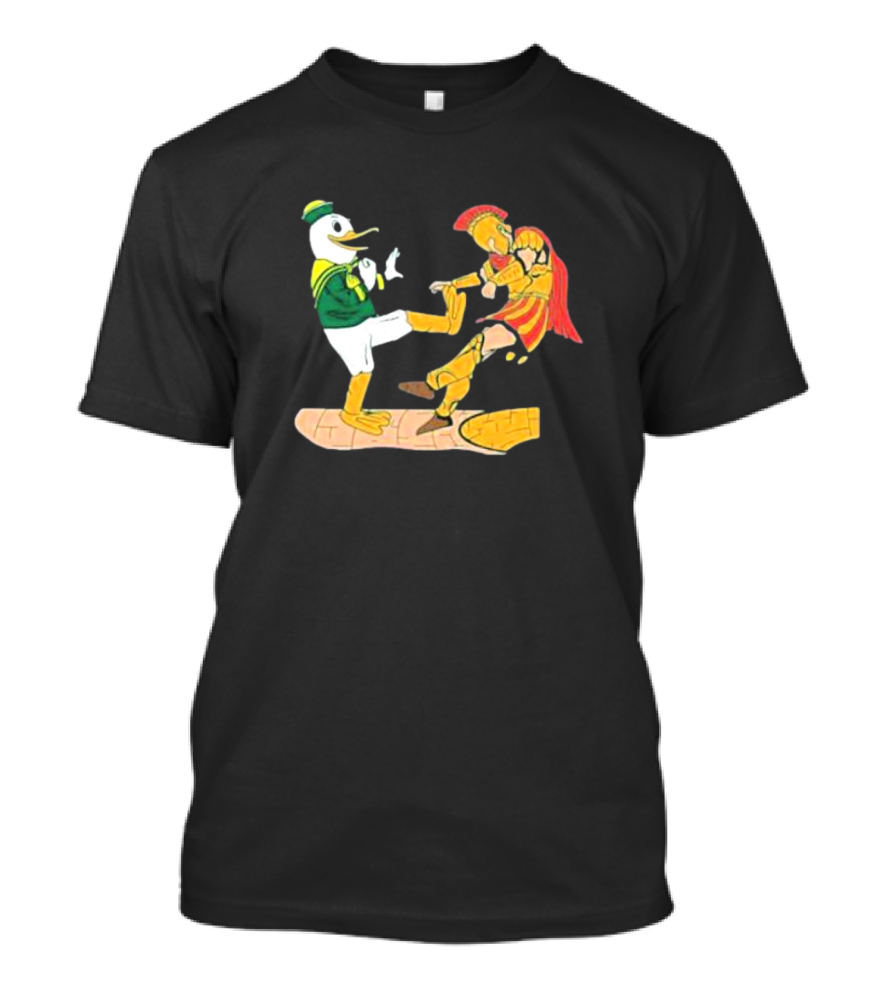 Ports Or Kick Oregon Duck Vs. USC Trojan Kickoff Showdown T-Shirt