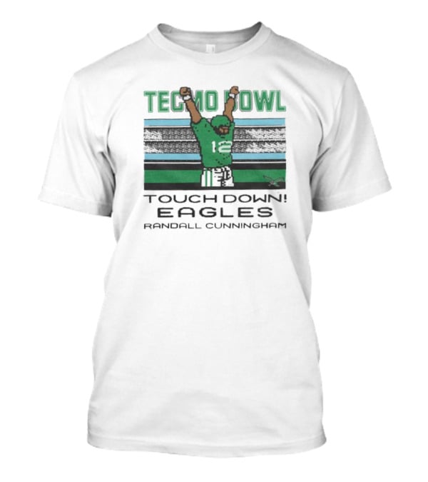 Tecmo Bowl Touchdown Eagles Randall Cunningham T-Shirt