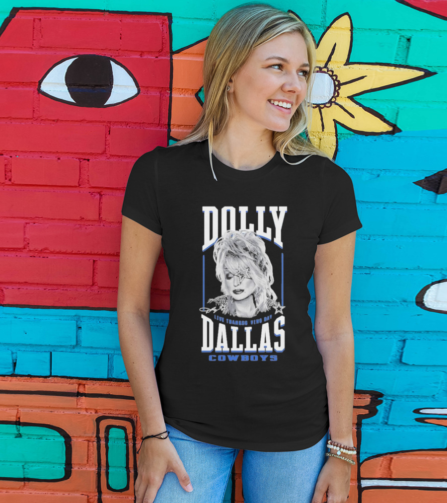 Dolly Parton Live Thanksgiving Day Dallas Cowboys T-Shirt
