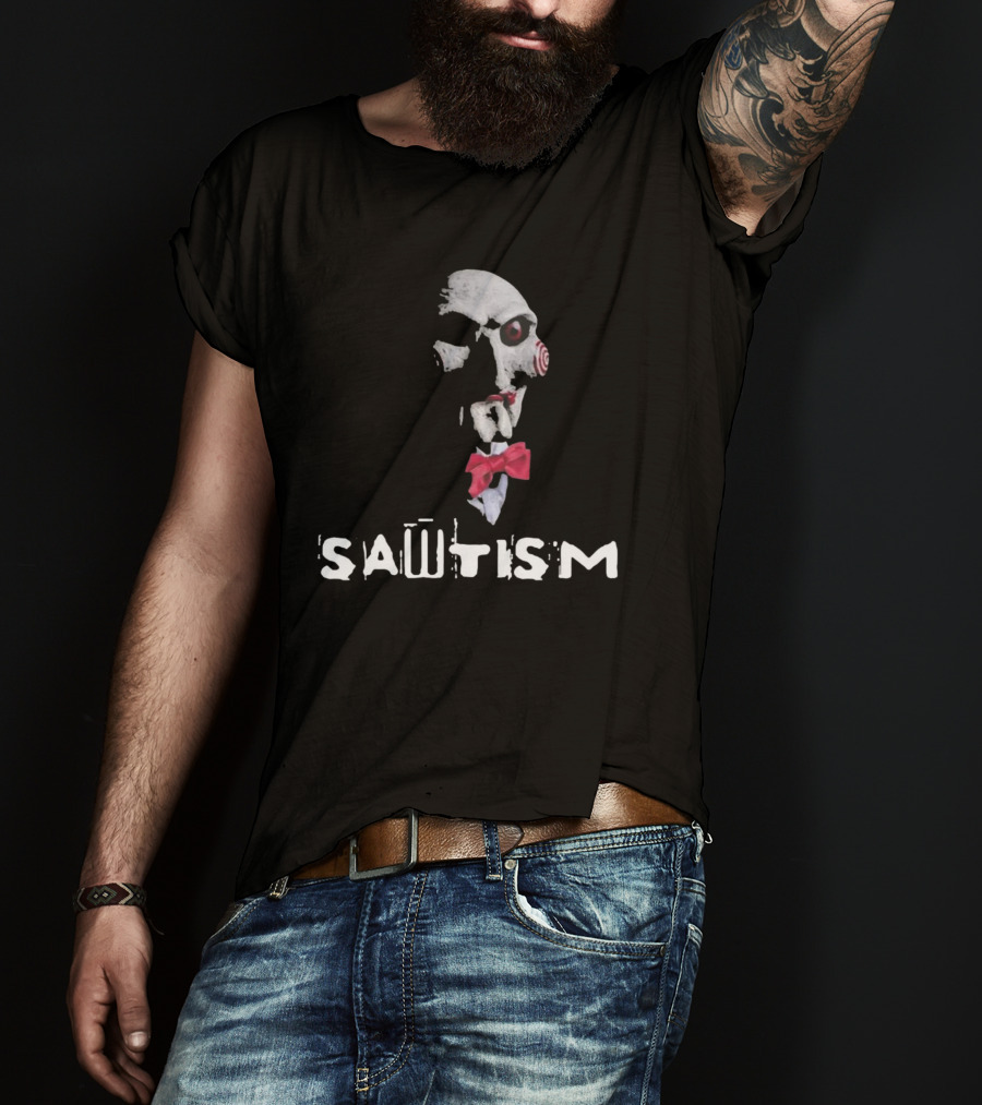 Sawtism Saw Parody Autism Thatgohard T-Shirt