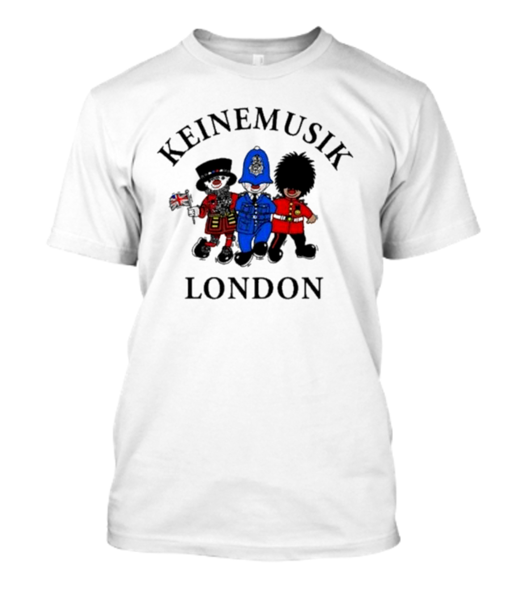 Keinemusik London Bone Soda British Guard Cartoon Characters T-Shirt