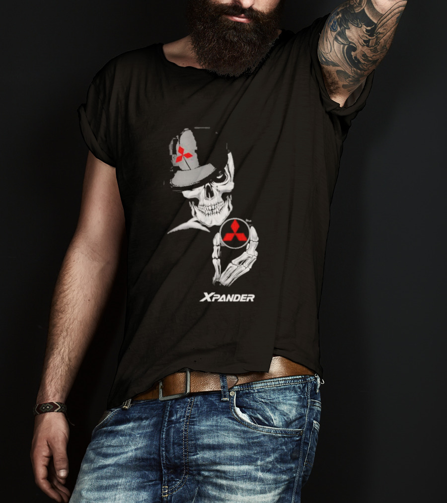 Xpander Skeleton Mitsubishi Logo Cap T-Shirt