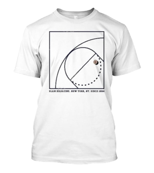 SLAM Magazine New York Since 1994 Basketball Court T-Shirt
