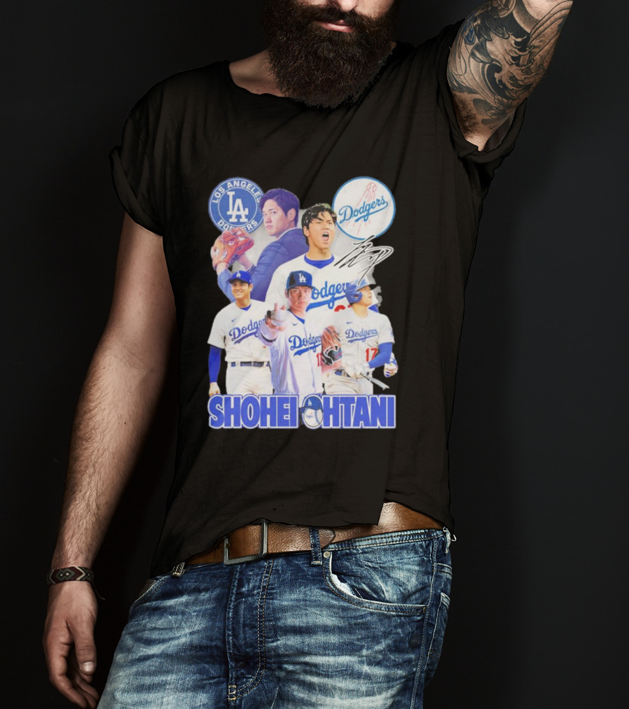 Los Angeles Dodgers Shohei Ohtani Dodger Stadium Arrival T-Shirt