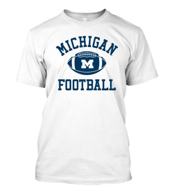 Michigan Football Vintage 1970s Inspiration Ringer T-Shirt