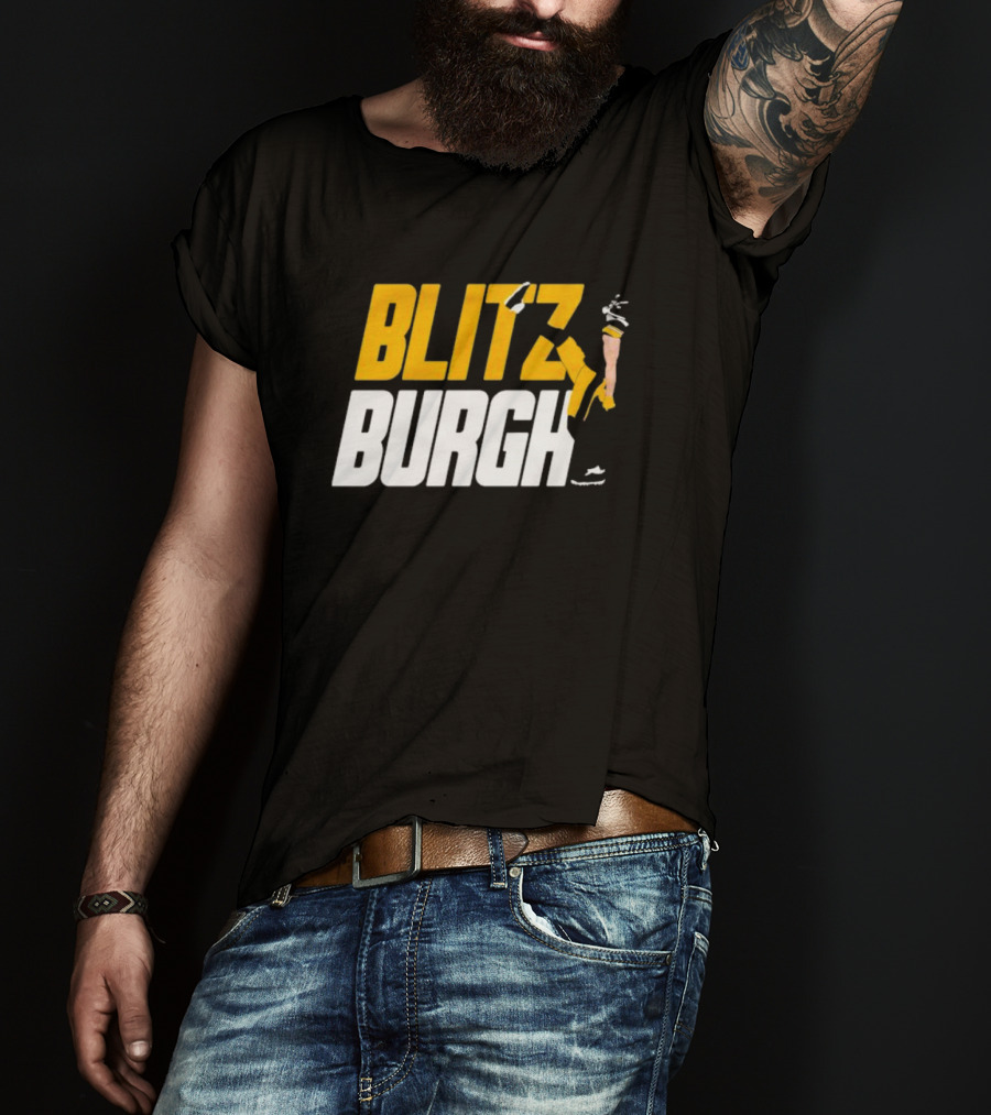 Pittsburgh Steelers Blitzburgh Kicking Action T-Shirt