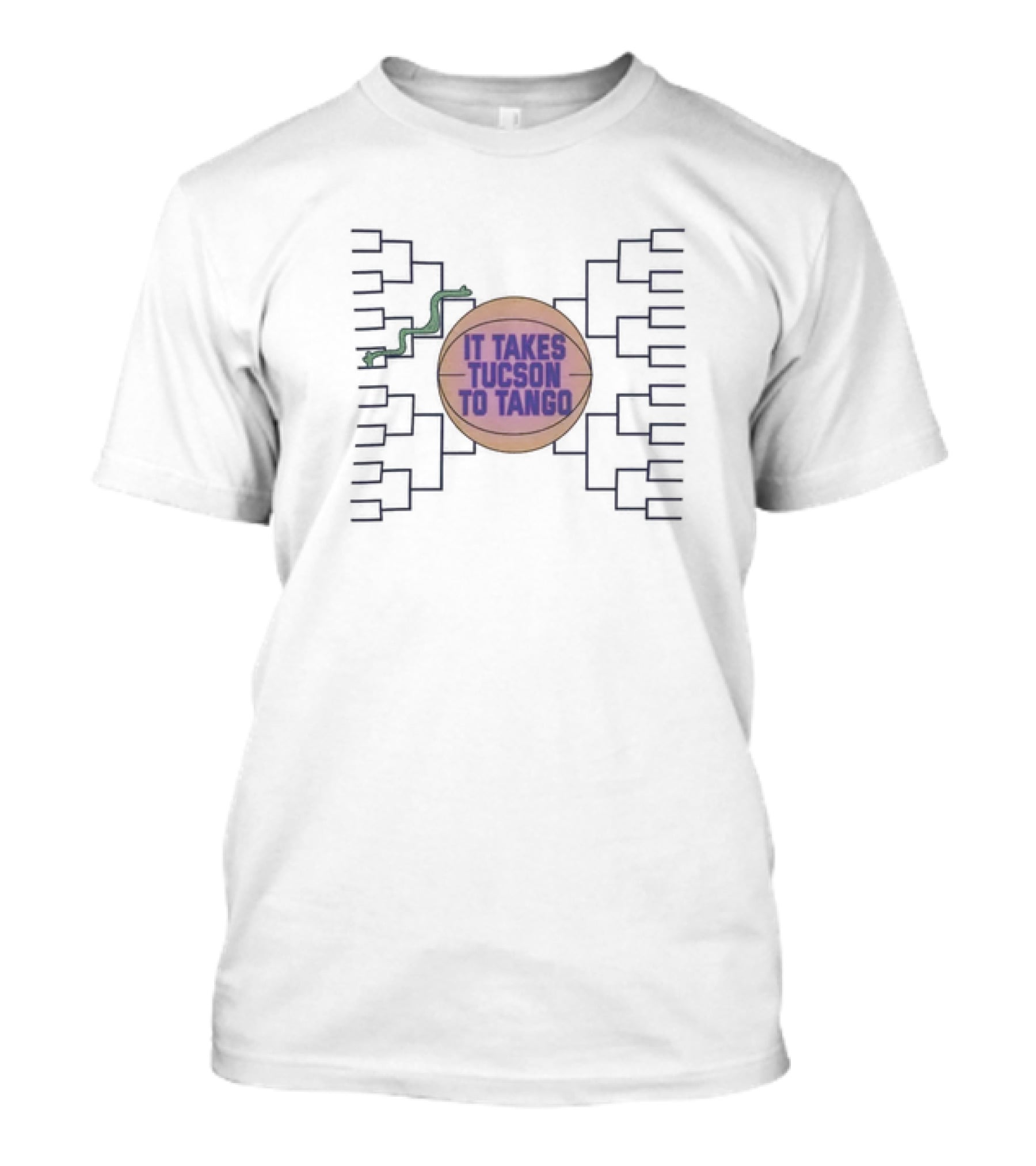 Arizona Wildcats Basketball It Takes Tucson To Tango March Madness Bracket T-Shirt