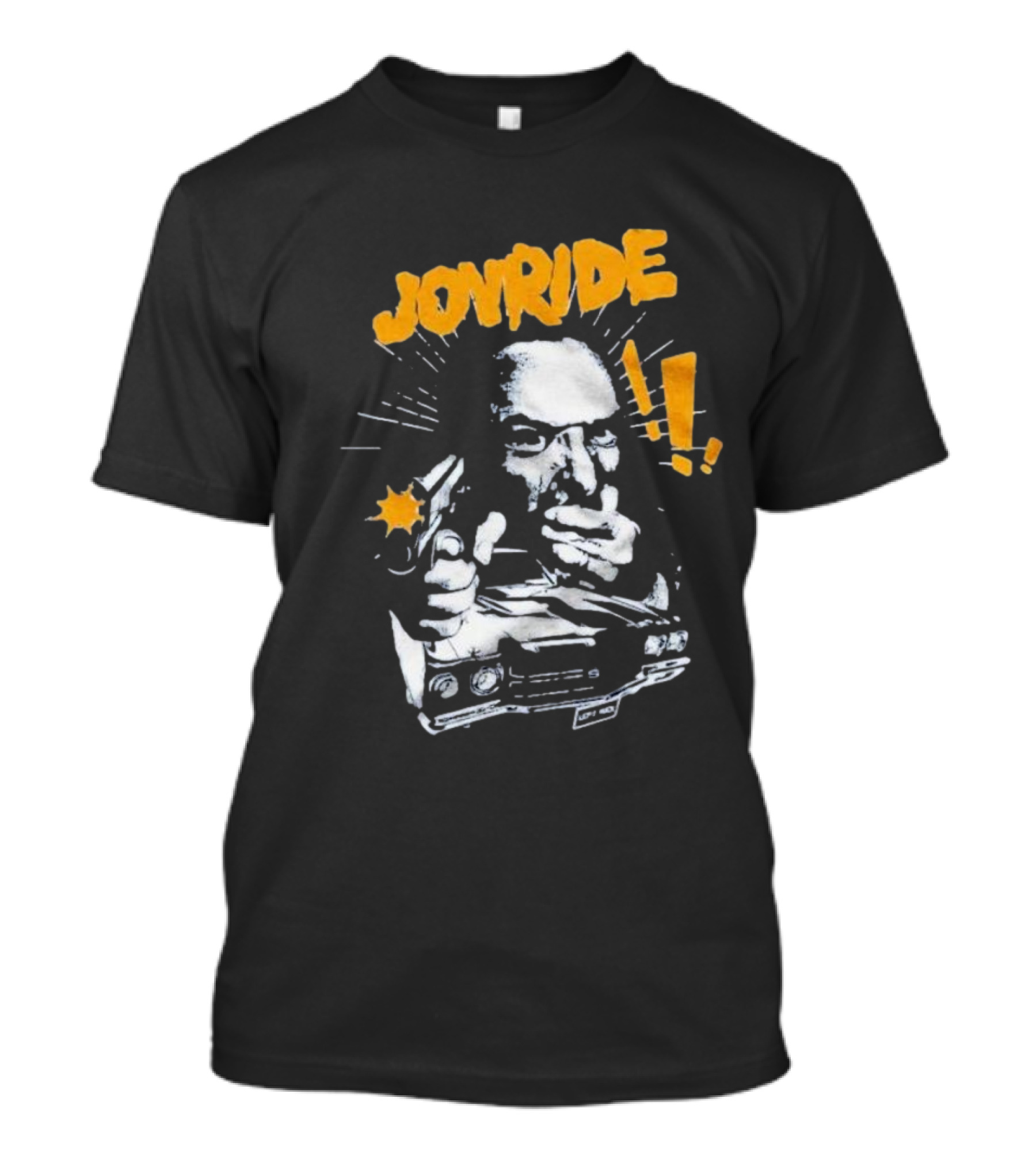 Joyride Man’s World Bold Retro Gunman Adventure T-Shirt
