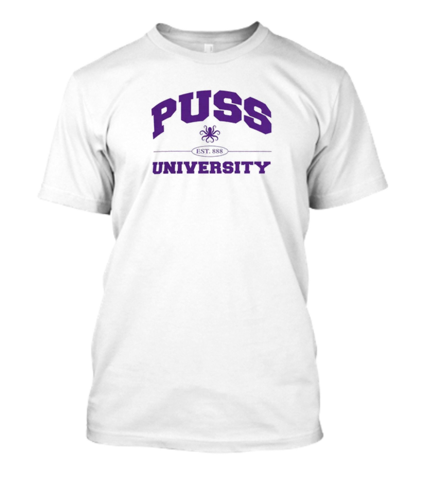 Puss University Est 88 Passthatpuss Merch T-Shirt