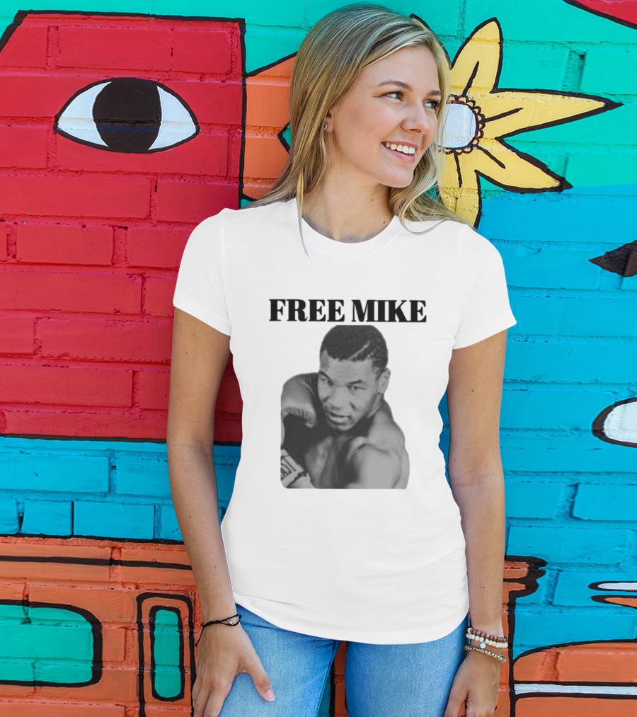 Free Mike Tyson Boxing Legend Image T-Shirt