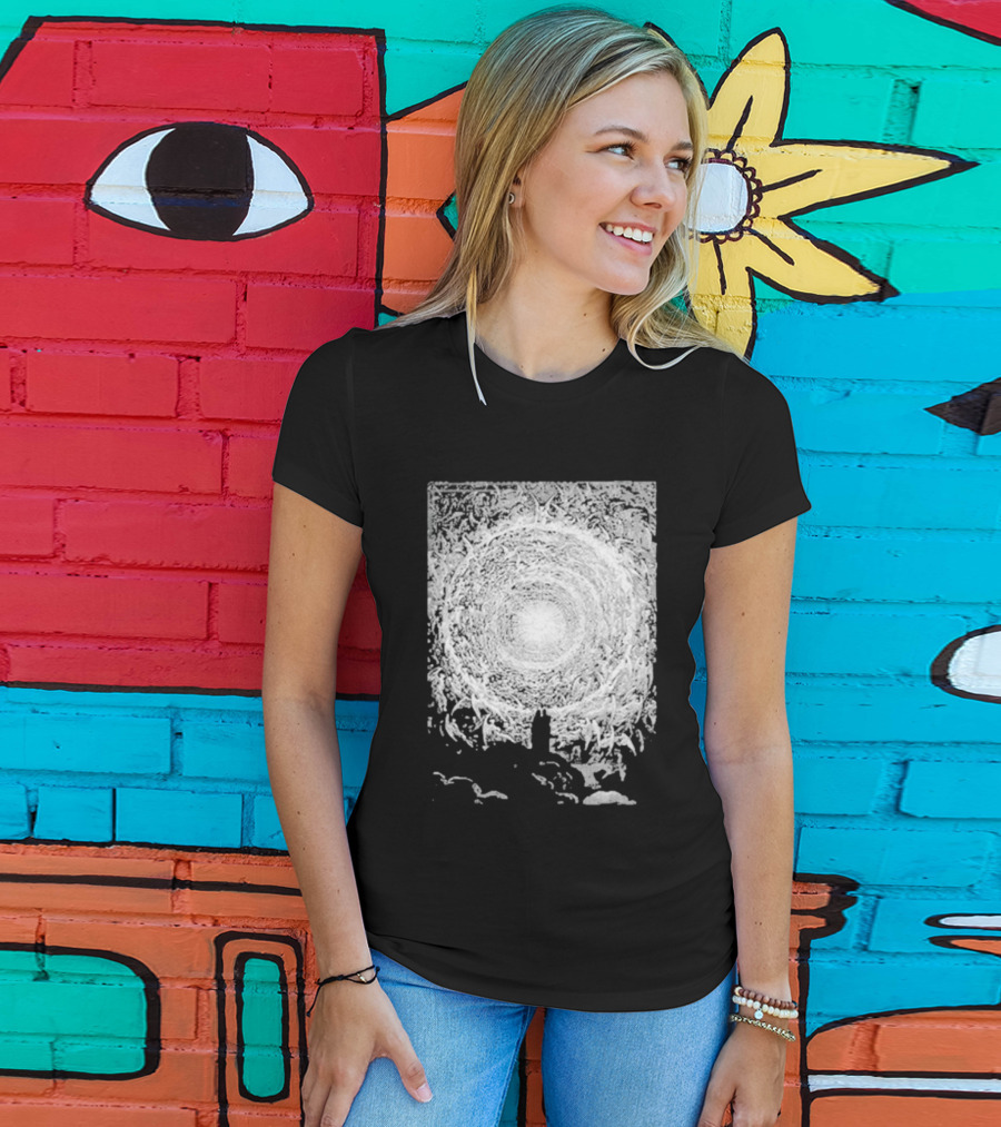 Zheani Worship The Spiritual Meat Grinder Celestial Swirling Vortex T-Shirt