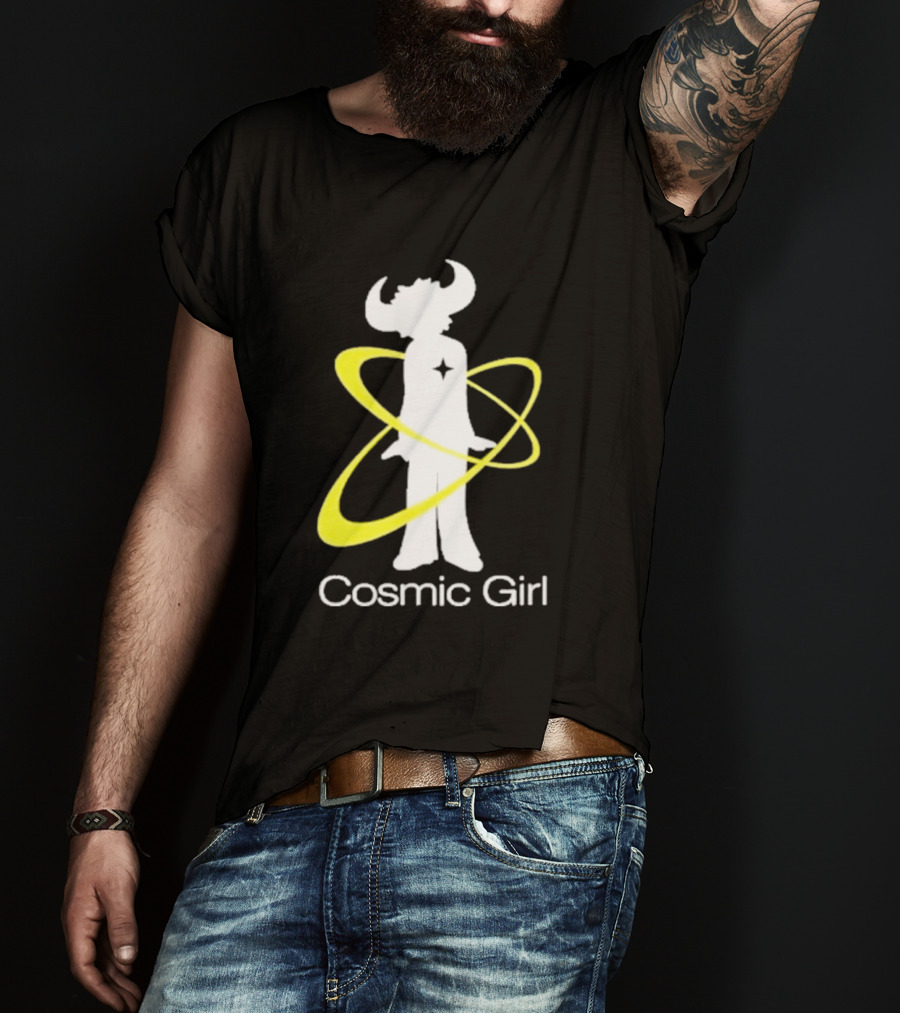 Jamiroquai Cosmic Girl Buffalo Yellow Swirl T-Shirt