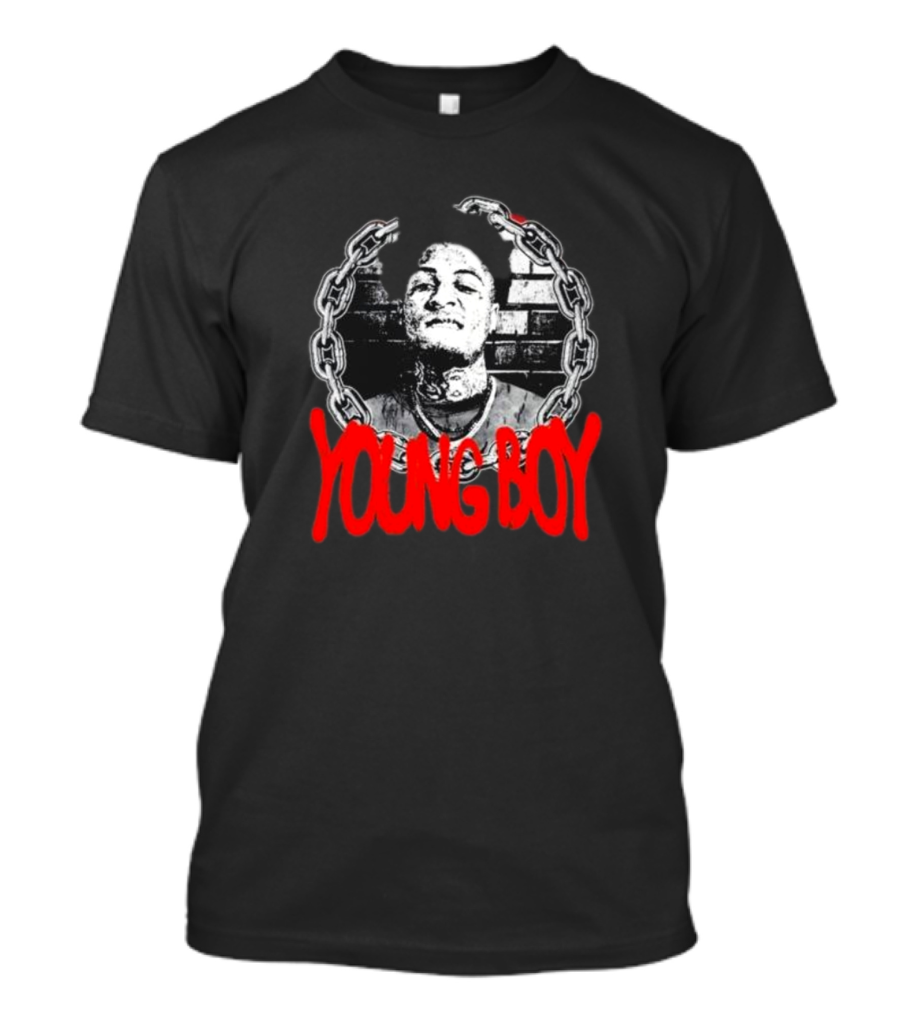 Never Broke Again Young Boy Chain T-Shirt