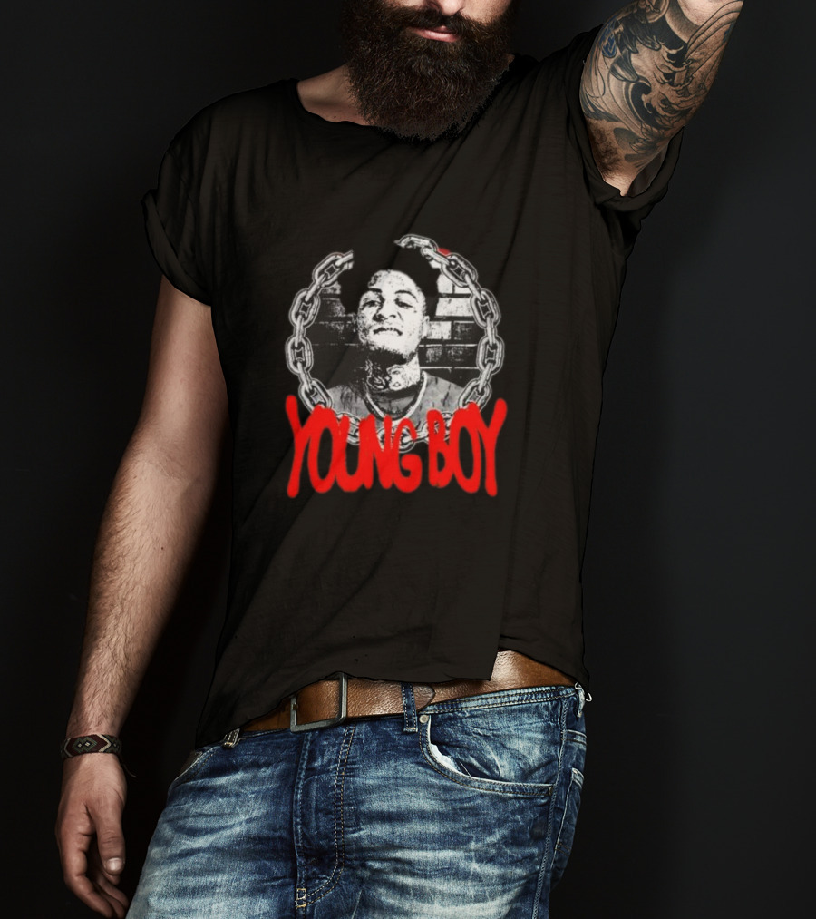 Never Broke Again Young Boy Chain T-Shirt