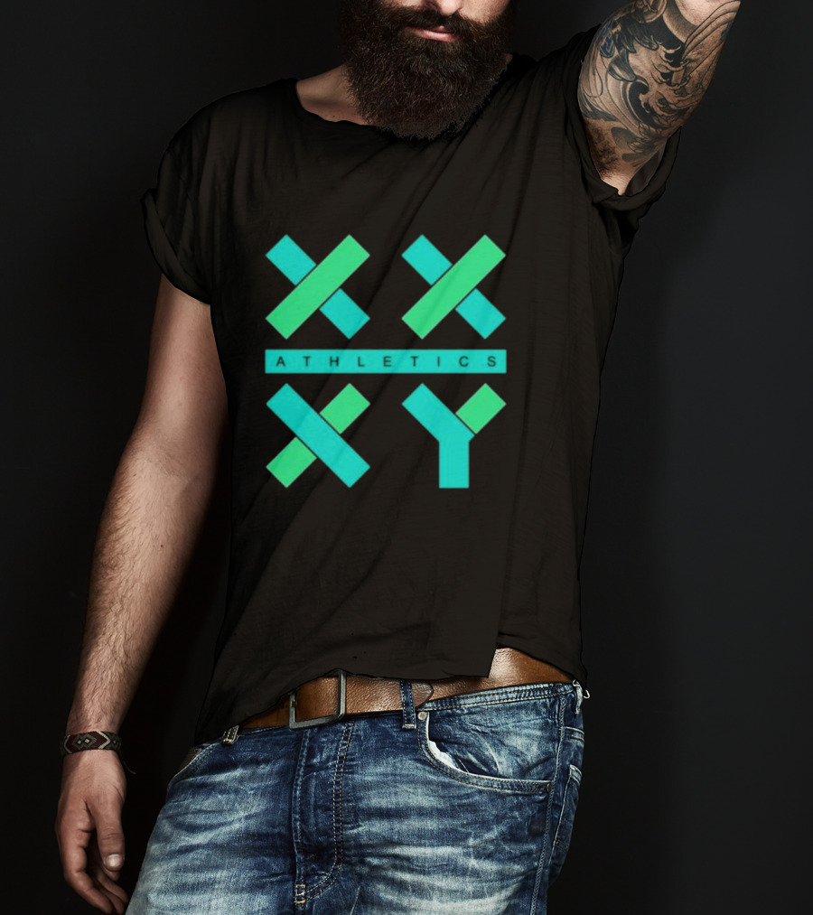 Xx Xy Athletics Neon Geometric T-Shirt