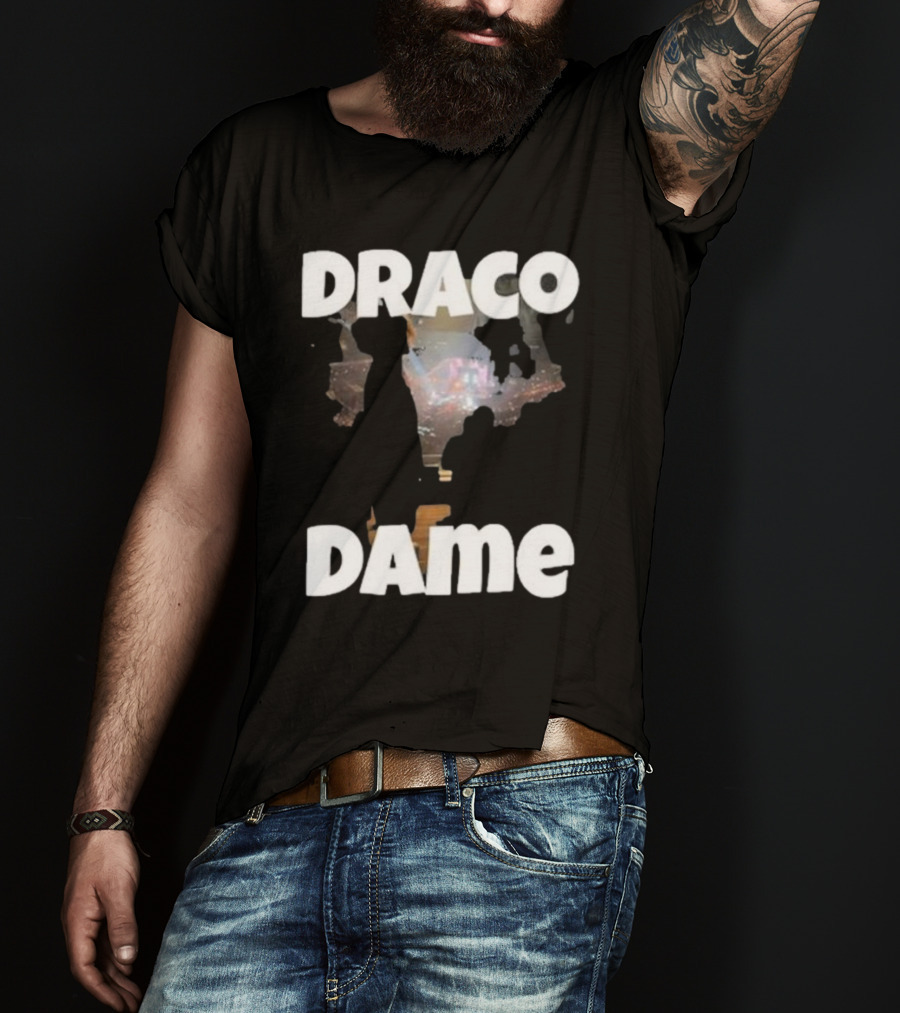 Draco Dame Basketball Arena Silhouette Scene T-Shirt