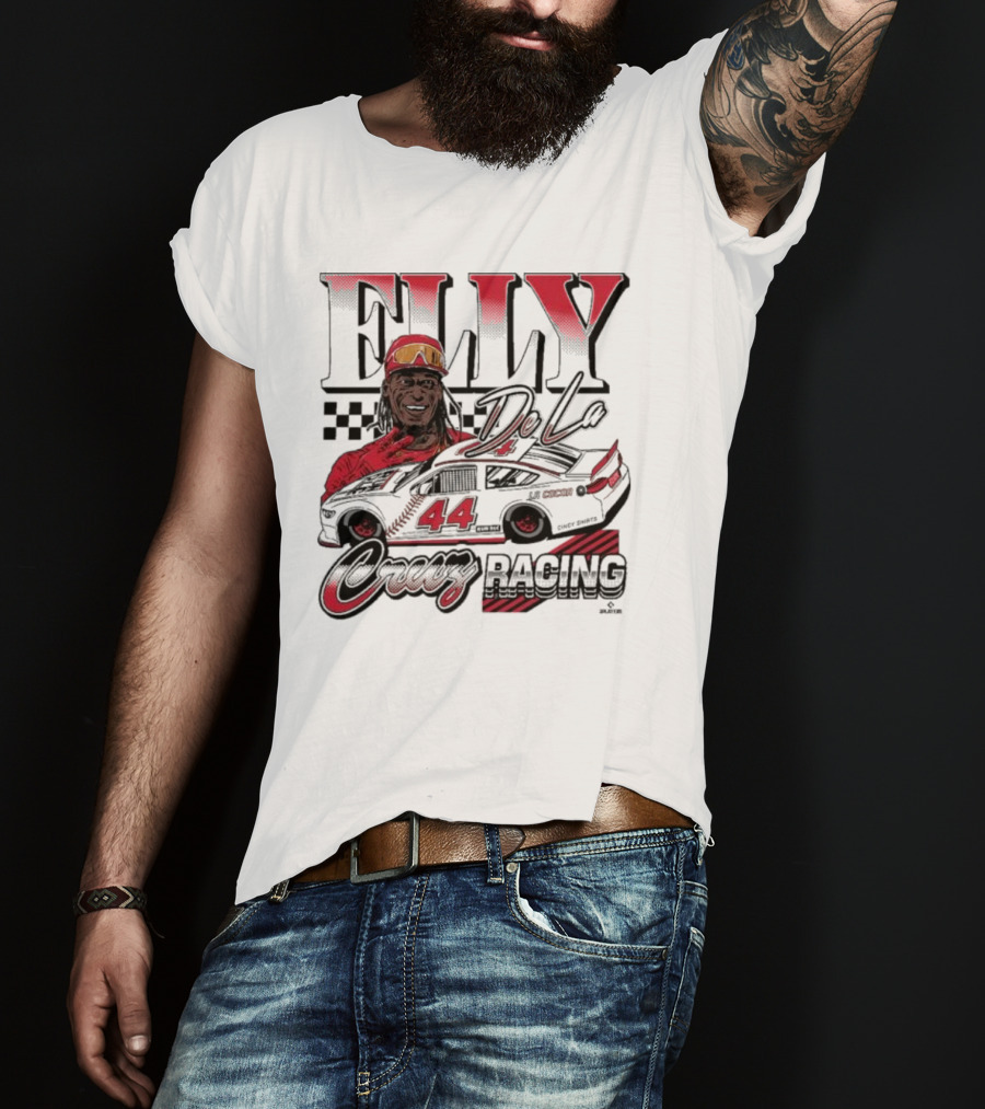 Elly De La Cruz Racing Car 44 Racing T-Shirt