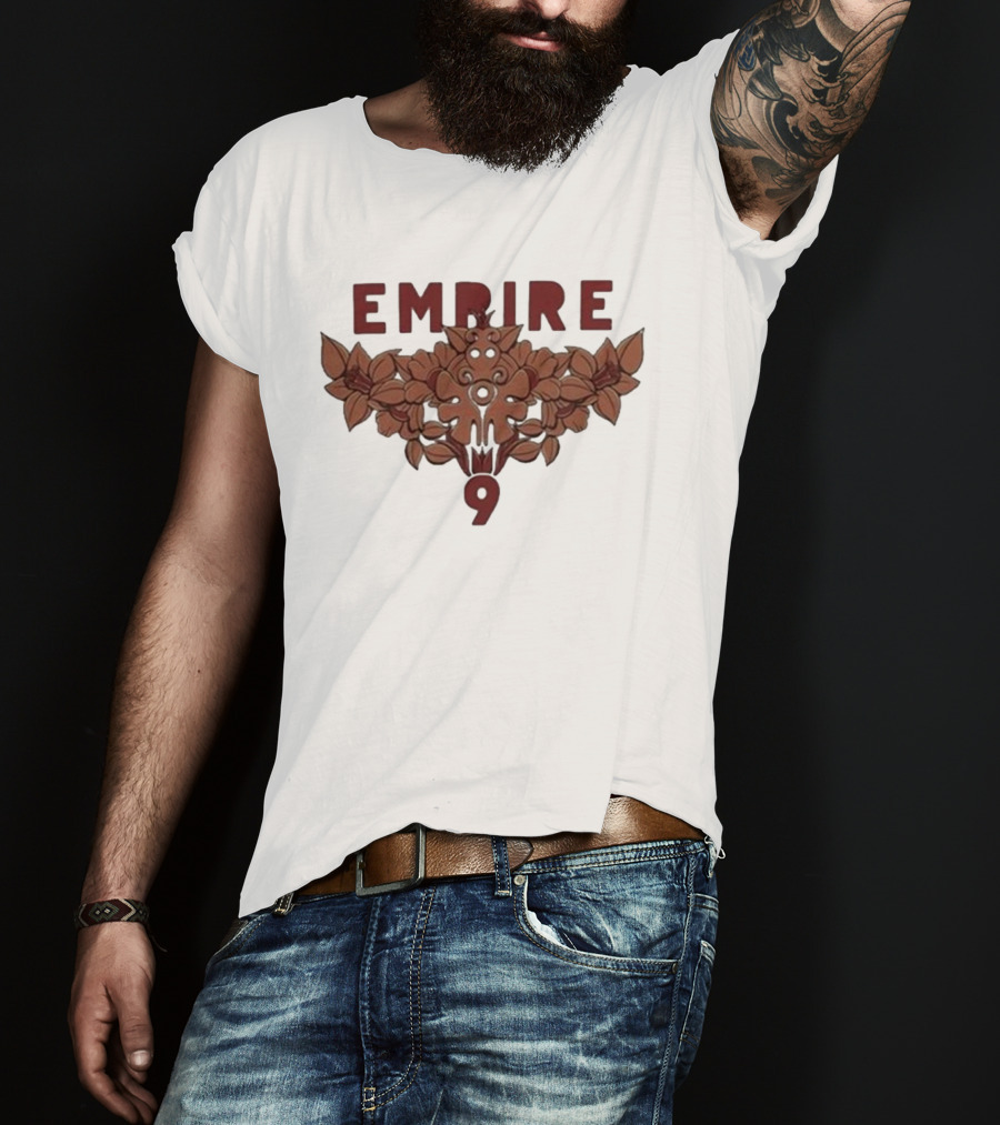 Empire 9 Washeado Khaki Floral T-Shirt