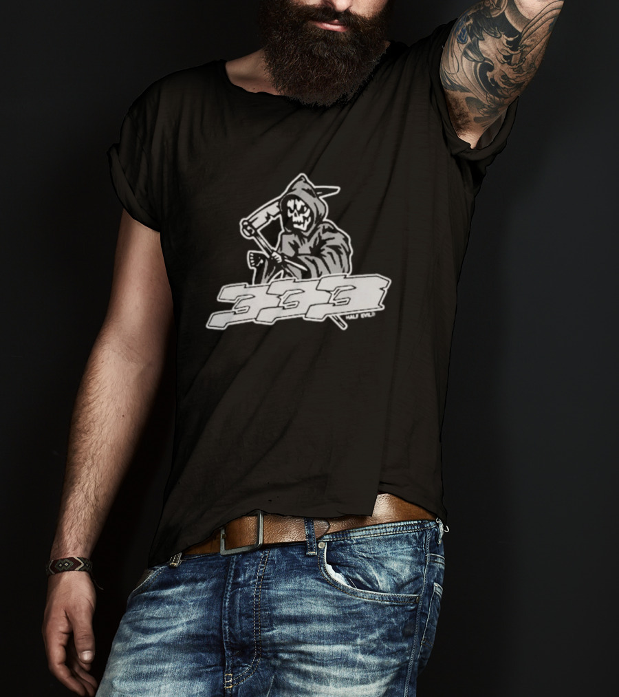 Hockey Reaper 333 Half Evil T-Shirt