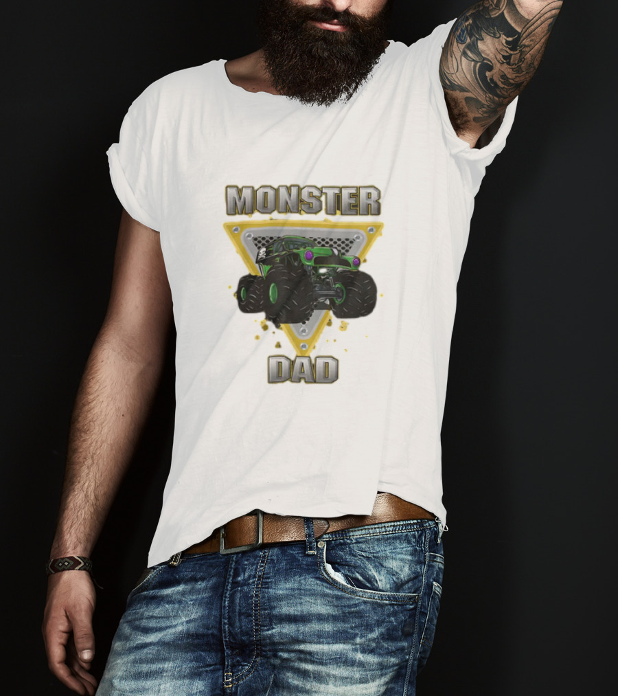 Monster Dad Monster Truck T-Shirt