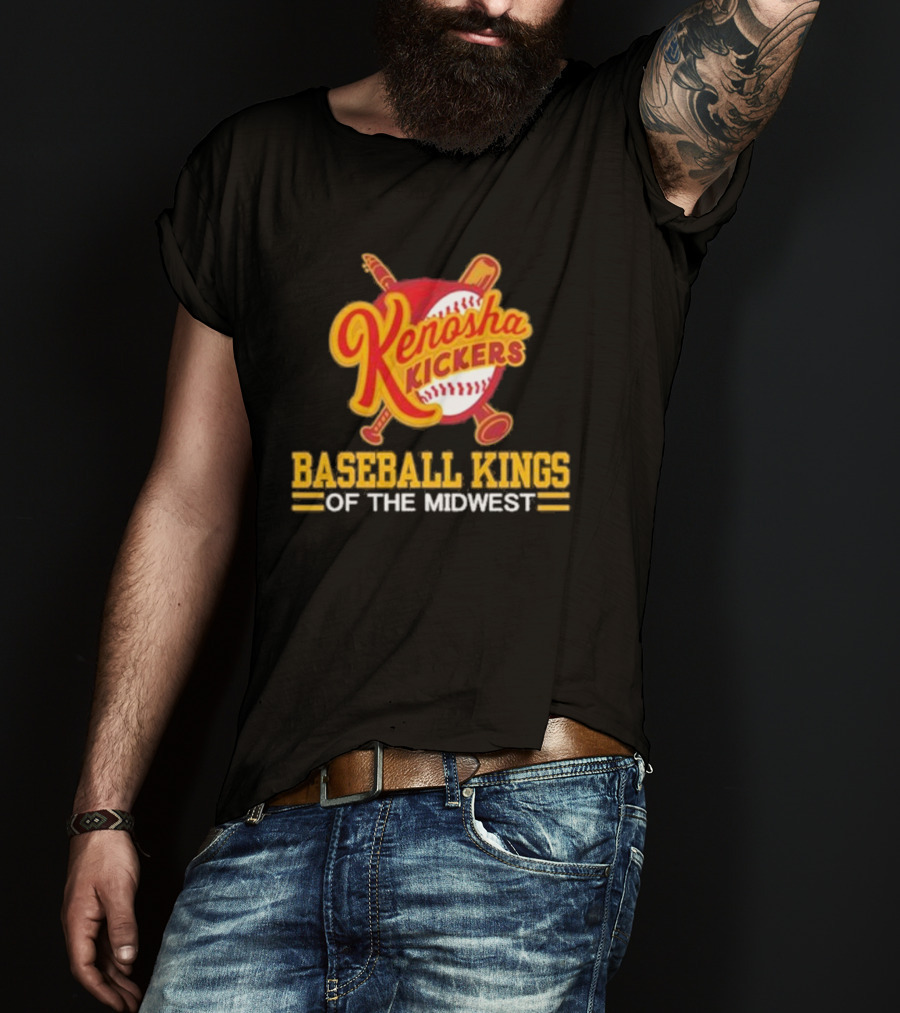 Kenosha Kickers Baseball Kings Of The Midwest T-Shirt