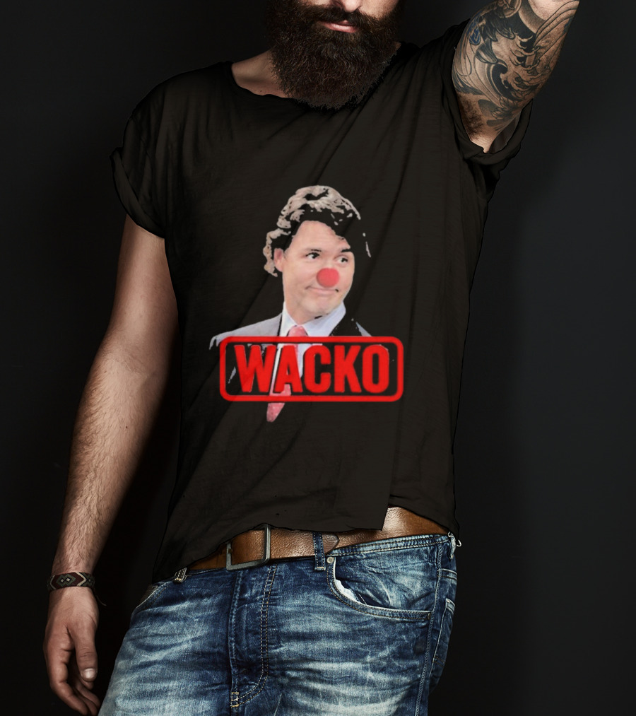 Trudeau Wacko Red Nose Canadian Clown T-Shirt