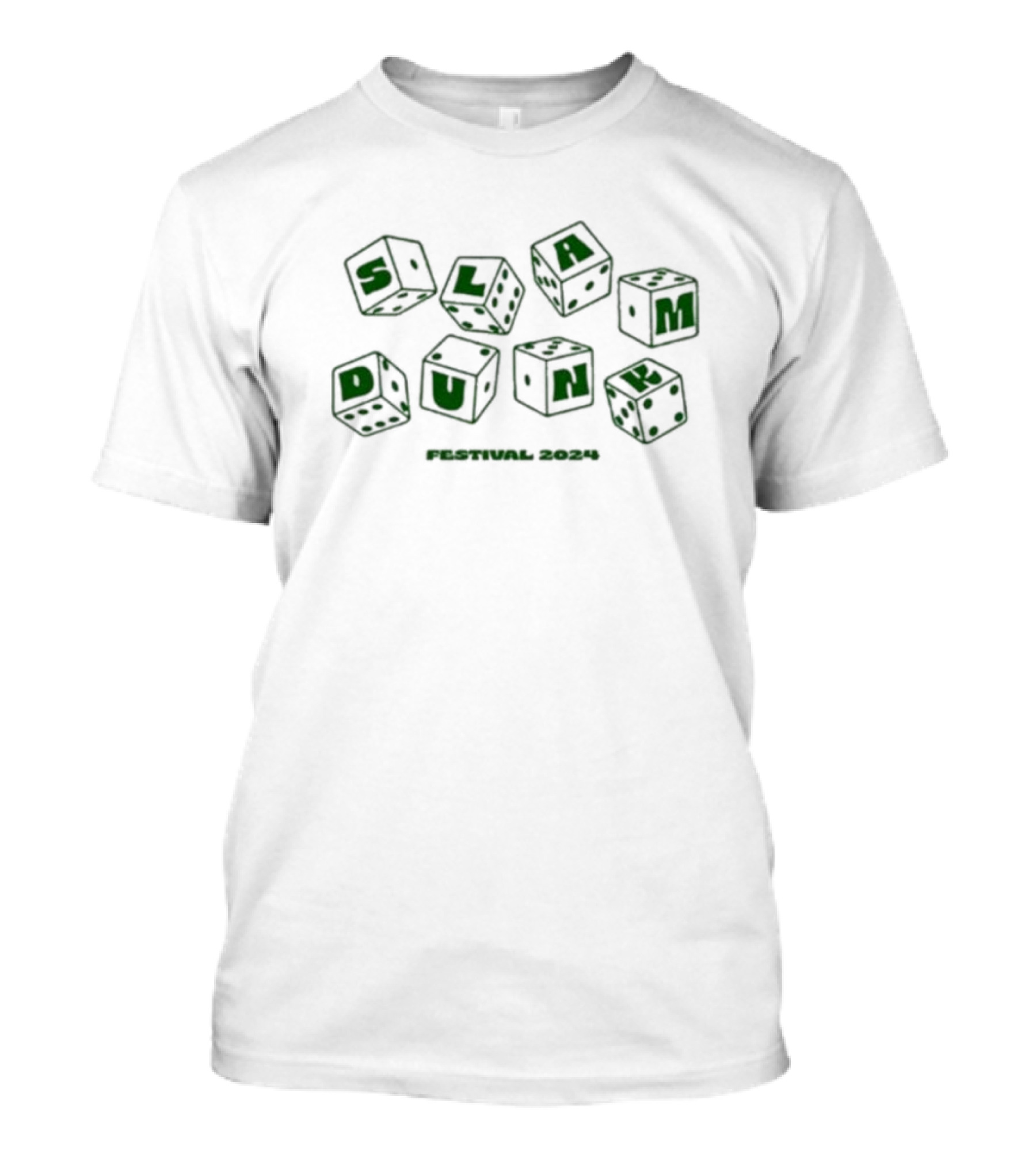 Slam Dunk Festival Dice Bright Orange Translucent Blocks T-Shirt